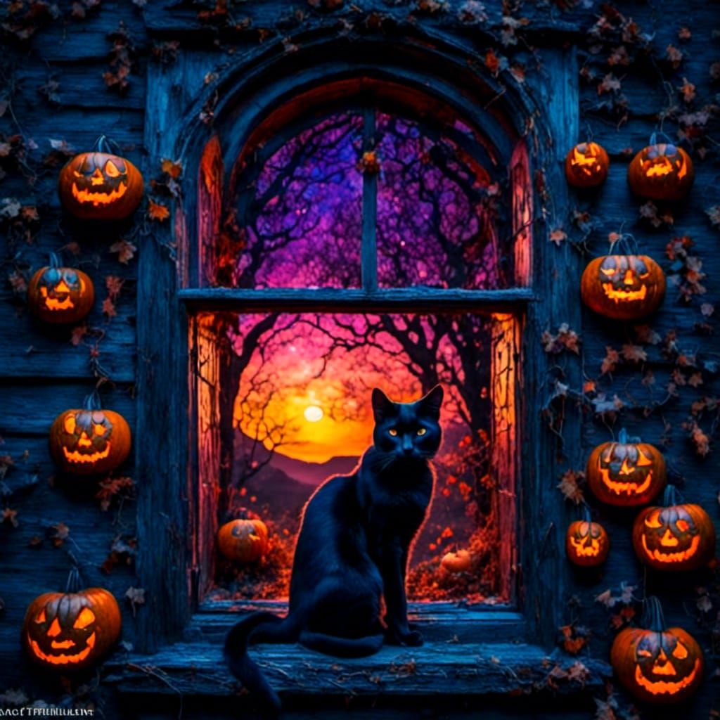 HALLOWEEN CAT 5