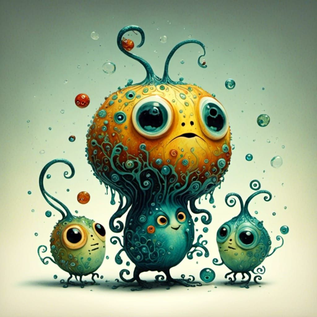 <lora:Creepy Critters:1.0> critters