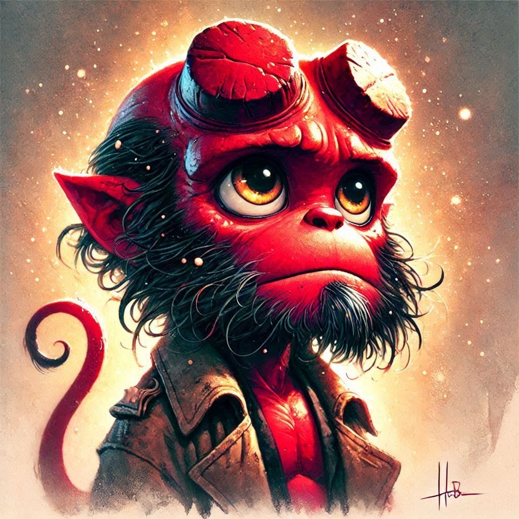 adorable fairy-tale fantasy creature portrait..