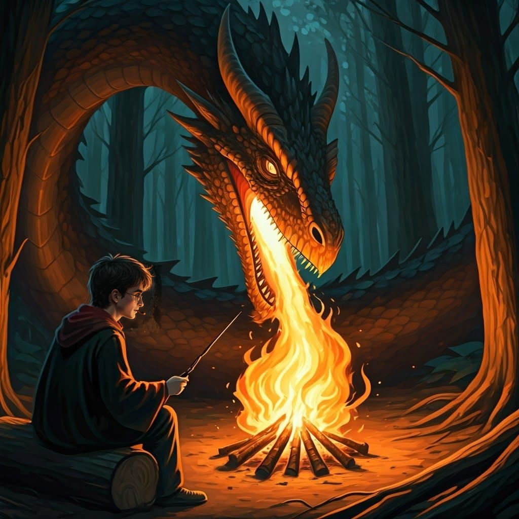 Harry Potter and the Hungarian Horntail  by @Elias Stolz