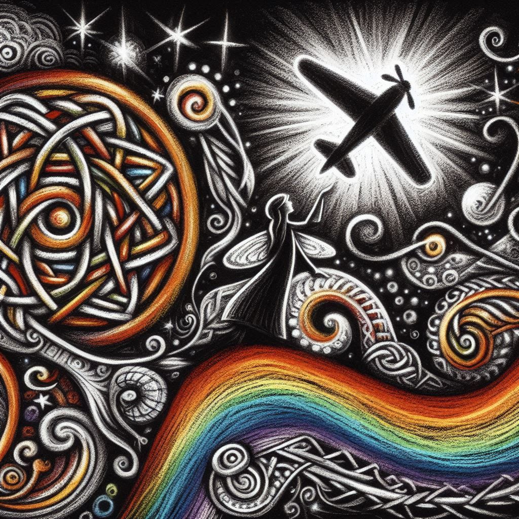 June Art Jam Images- plane