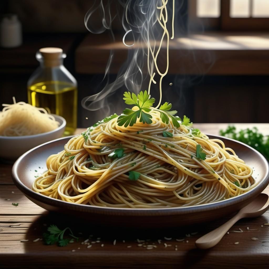 A Symphony of Simplicity: Jamie Oliver's Spaghetti Aglio Olio e Peperoncino, a Review