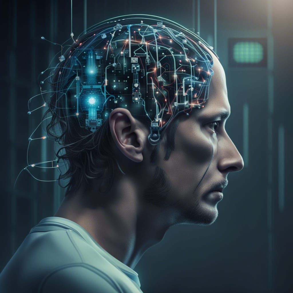 A group of hackers implant an AI into a human's brain, and t...