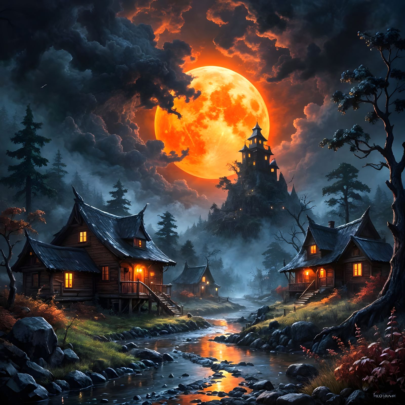 The forgotten village   by @Tolino