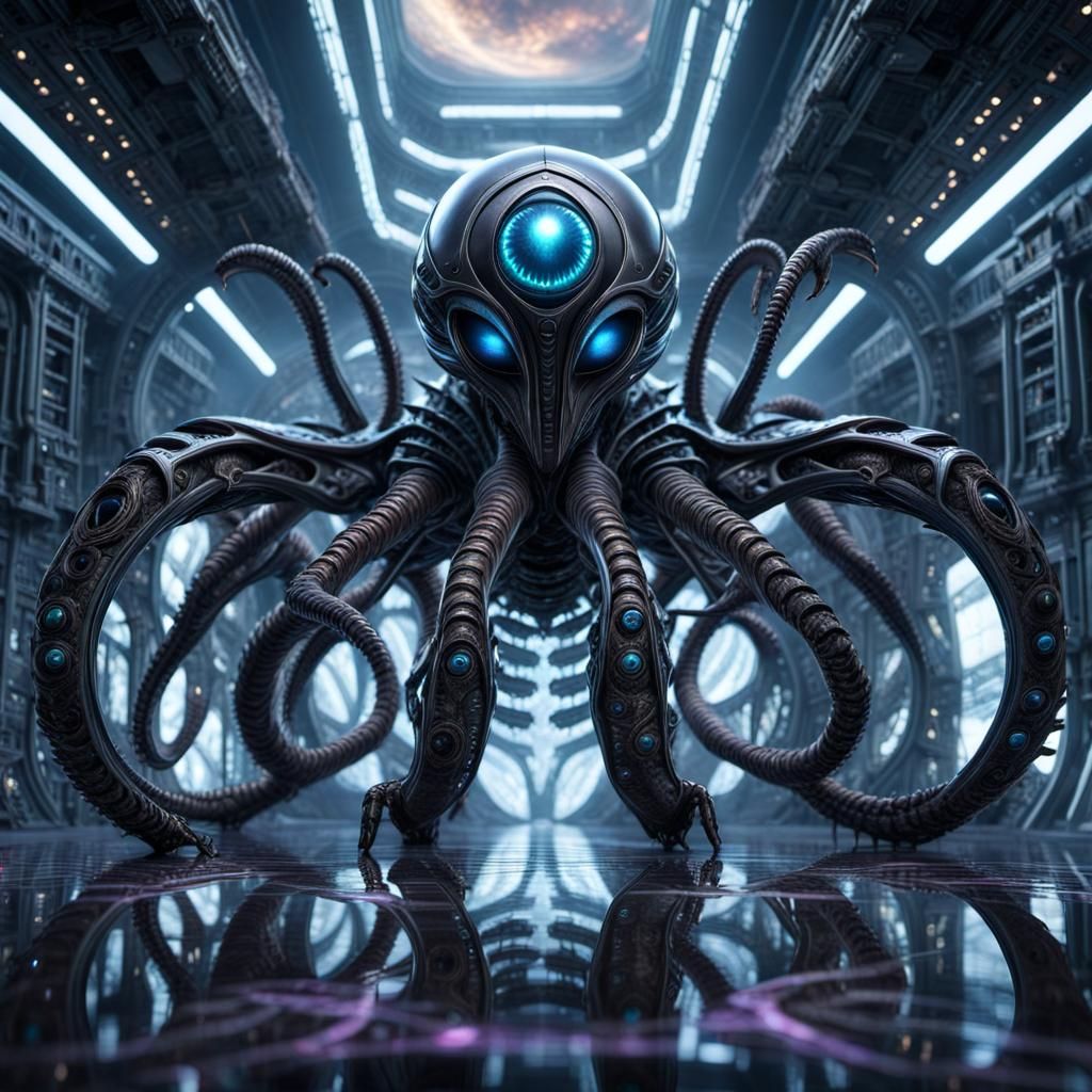 Alien skinwalker   by @Ideal