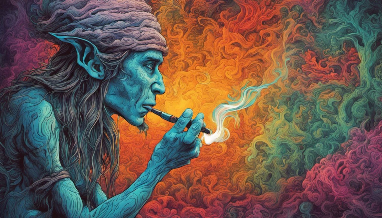 psychedelic smoke