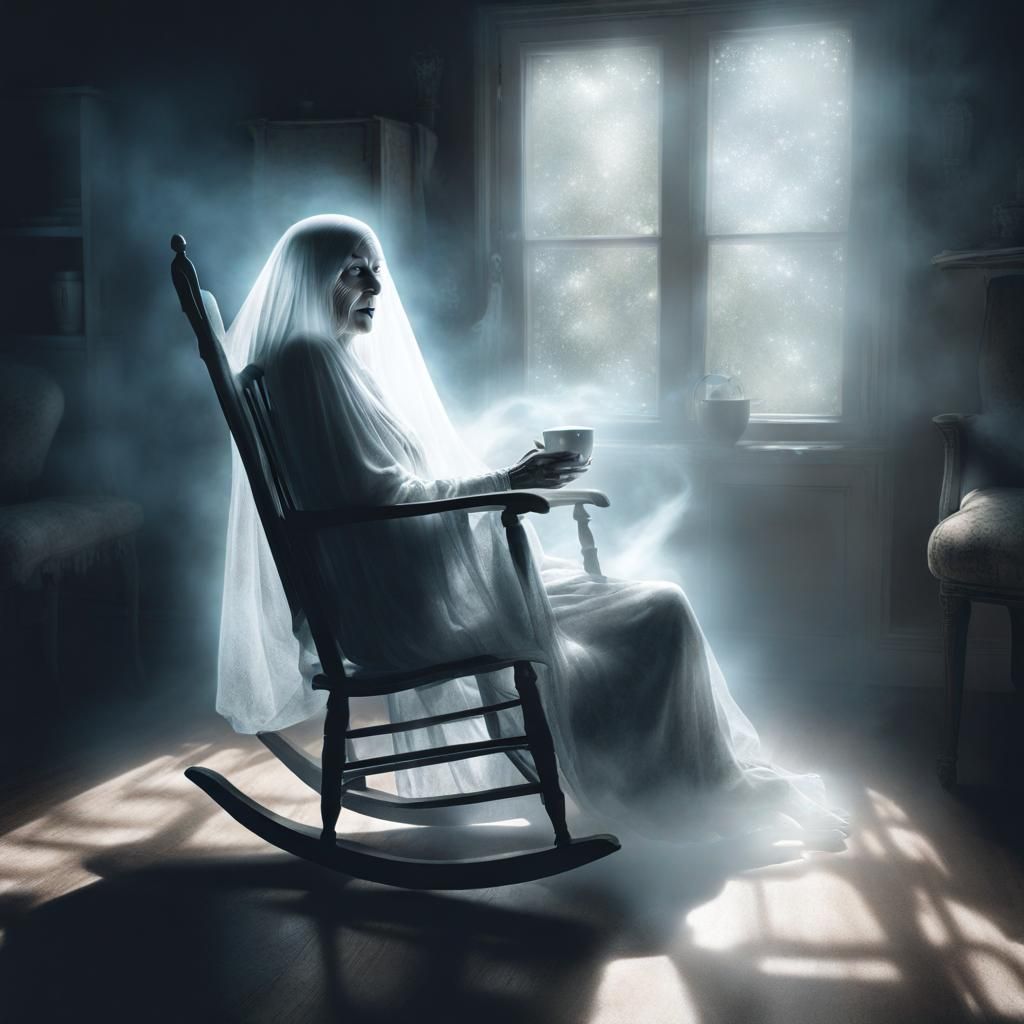 Grandmother's Ghost - AI Generated Artwork - NightCafe Creator