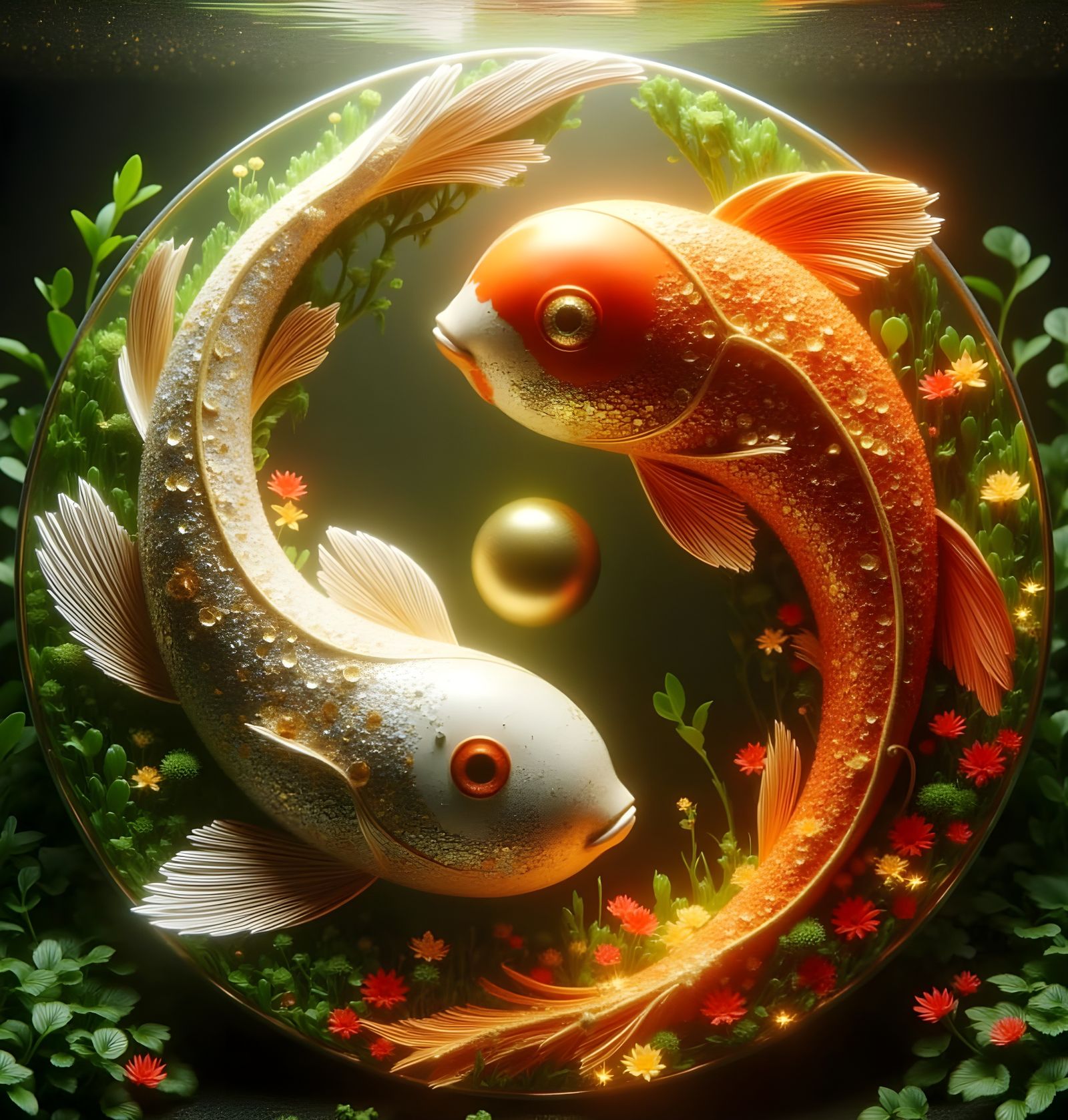 Pisces Fish  by @Melanie Rhoades 