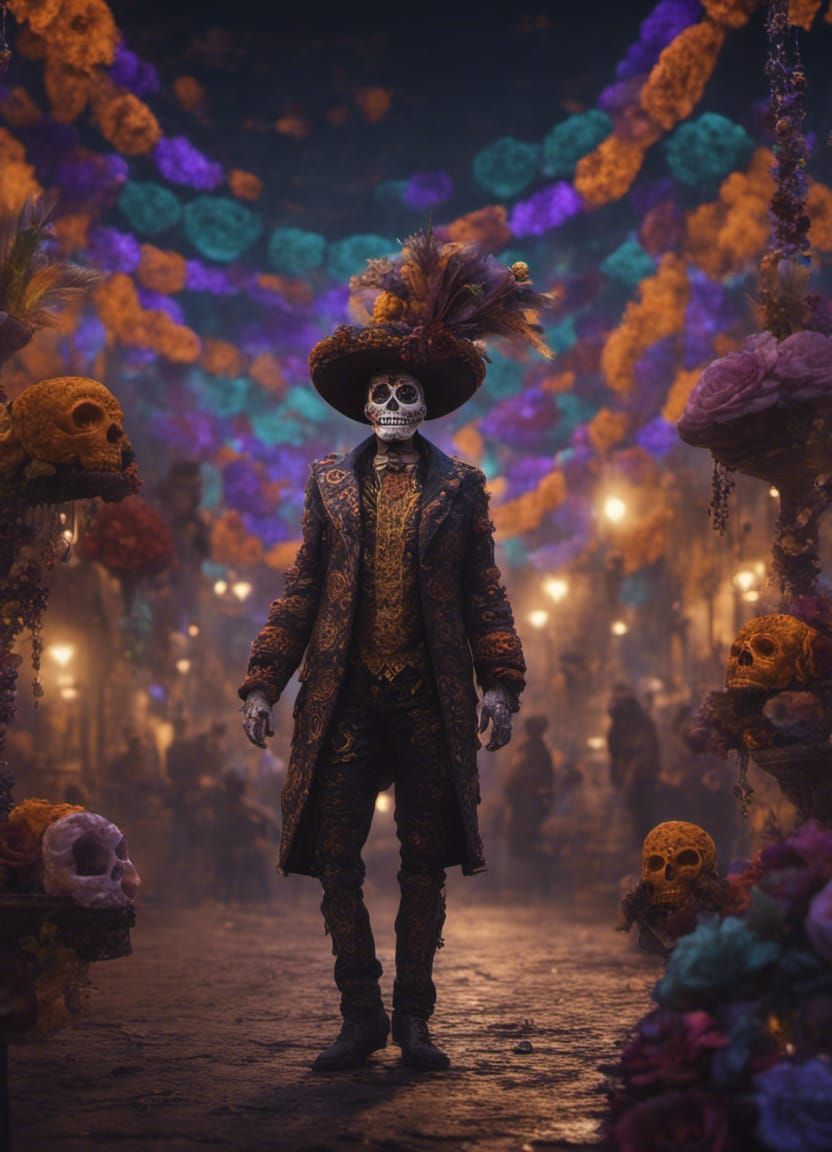 how are mardi gras in the us and day of the dead similar