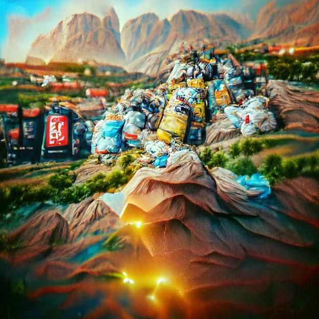 TRASH VALLEY 2 AI Generated Artwork NightCafe Creator
