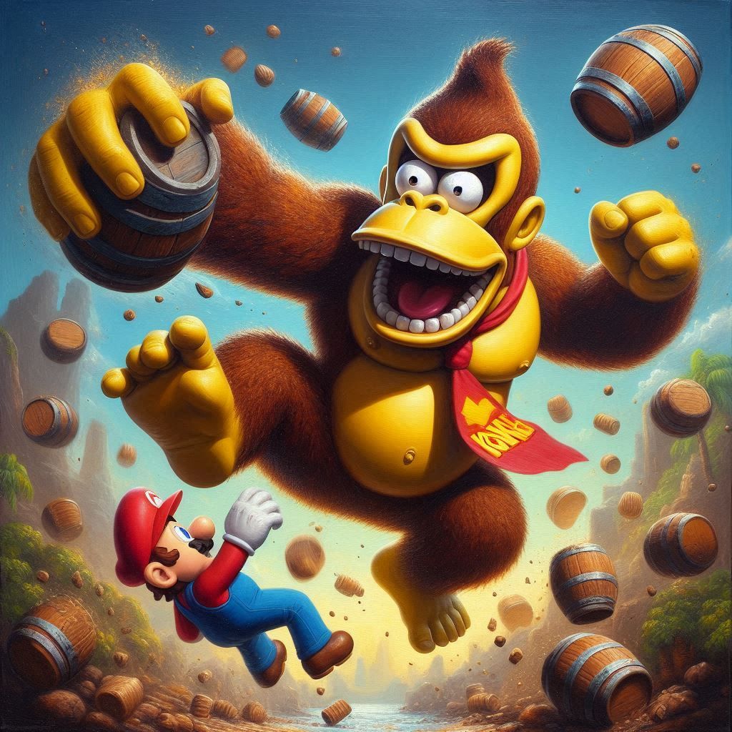 Donkey Kong VS Mario