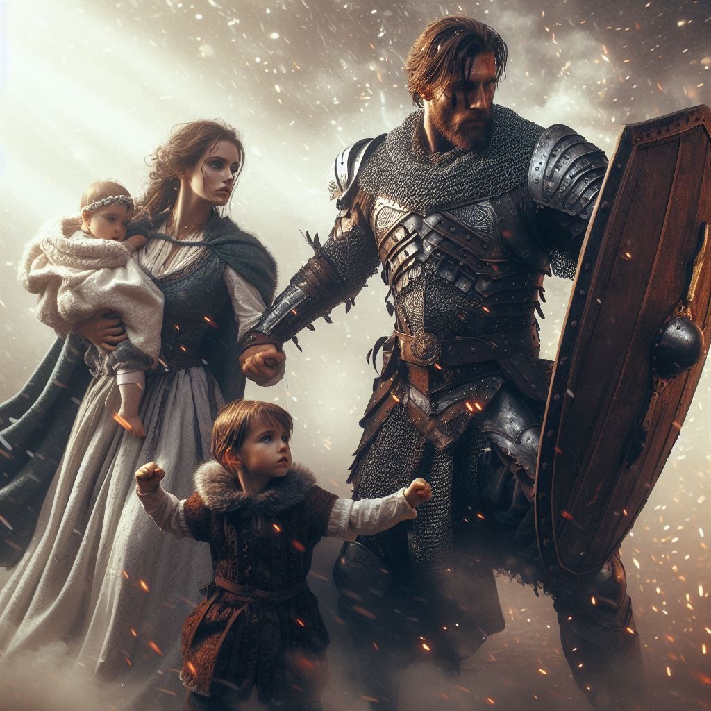 "A true warrior fights not because he hates what is in front...