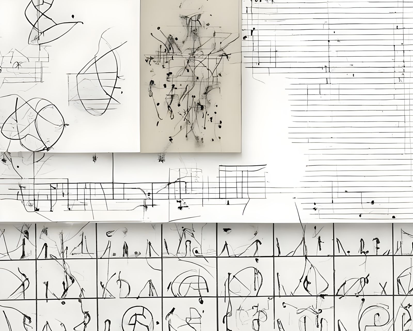 Graphic Score - AI Generated Artwork - NightCafe Creator