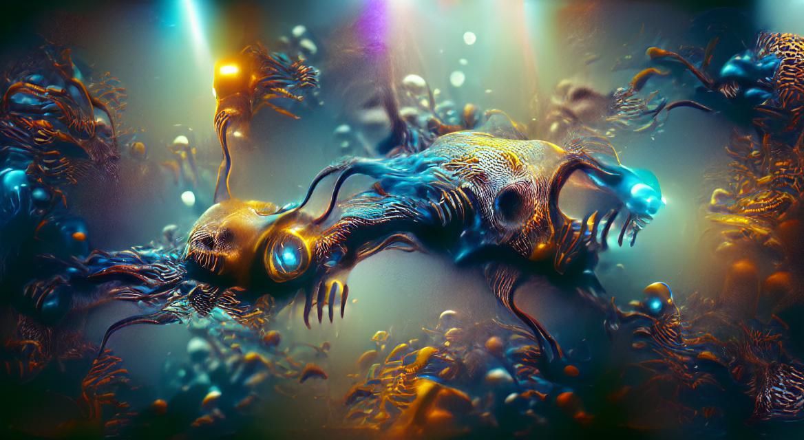 deep underwater alien Kodak Ektar #film 8k resolution beauti...