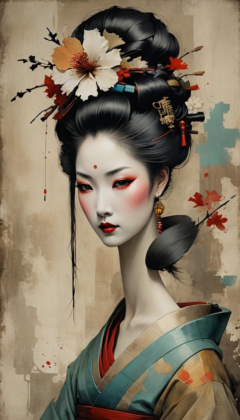 Portrait of a Geisha