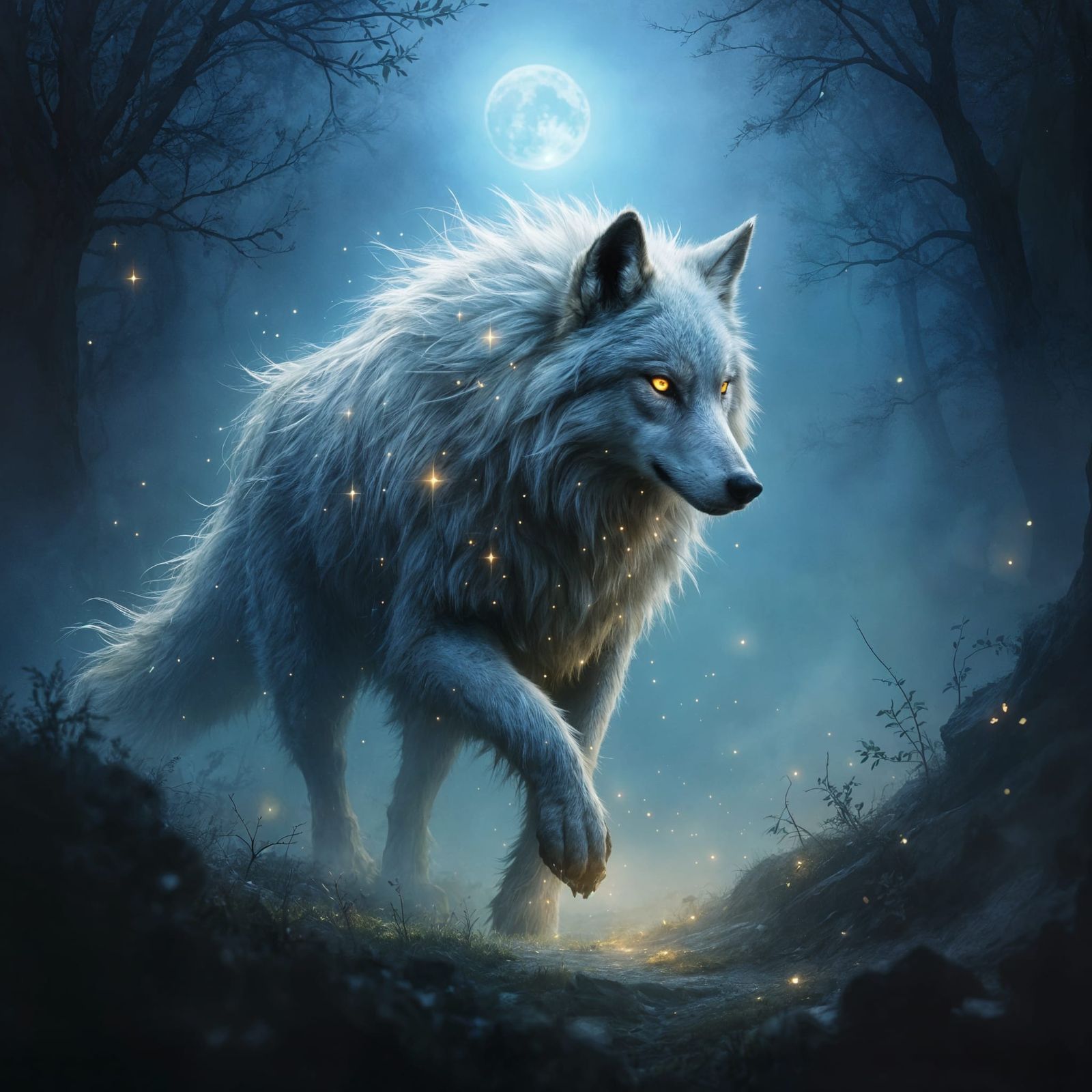Spirit Wolf  by @Soynuts