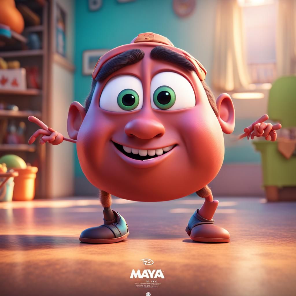 Haredi Man: Pixar-Style 3D Digital Art