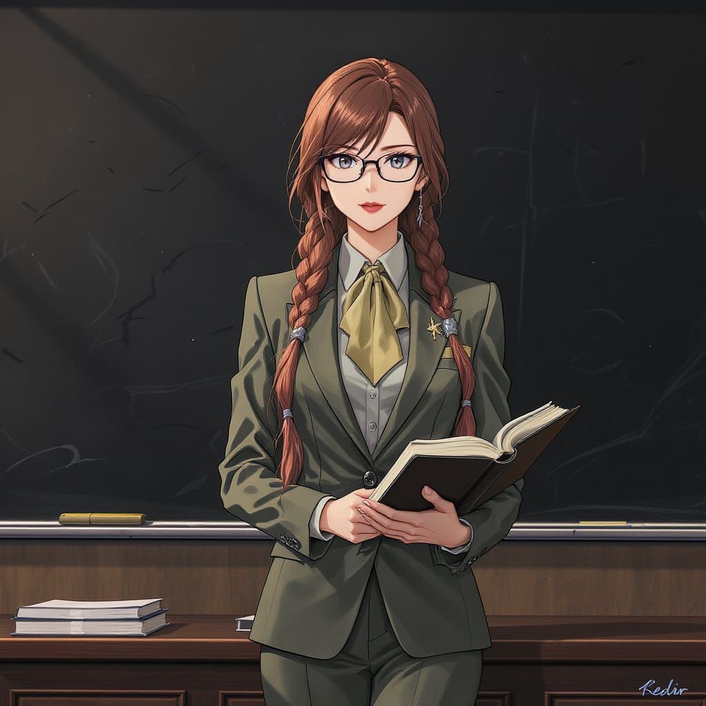 Waiting for the class to get settled