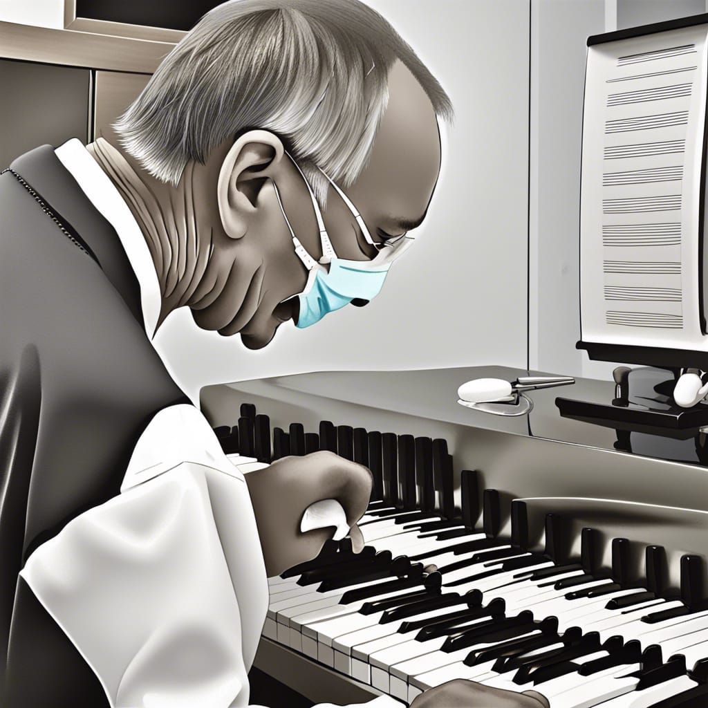 Piano dentist AI Generated Artwork NightCafe Creator