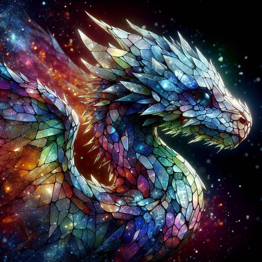 Stained Glass Dragon