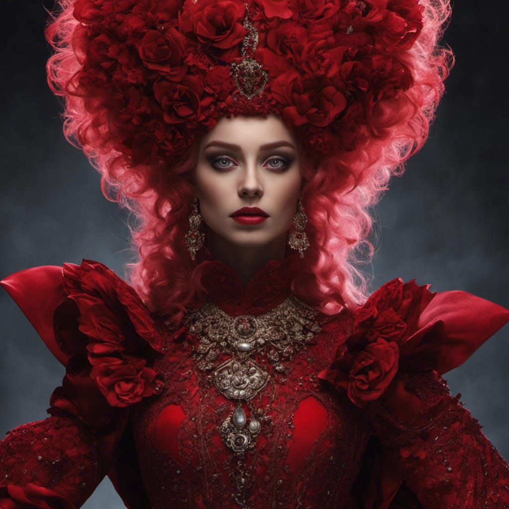 THE RED QUEEN - AI Generated Artwork - NightCafe Creator