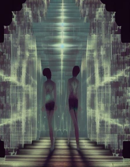 Violent Transformation: Color Photo Art Print