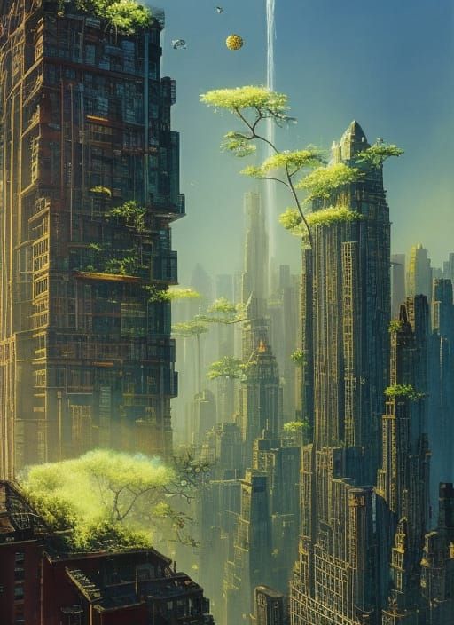 New York 2100  by @The Weaver