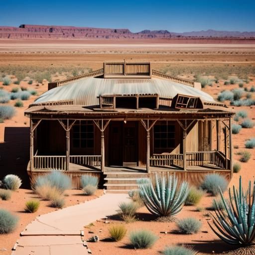 Desert ghost town, secret flower garden, amazingly hyperdeta...