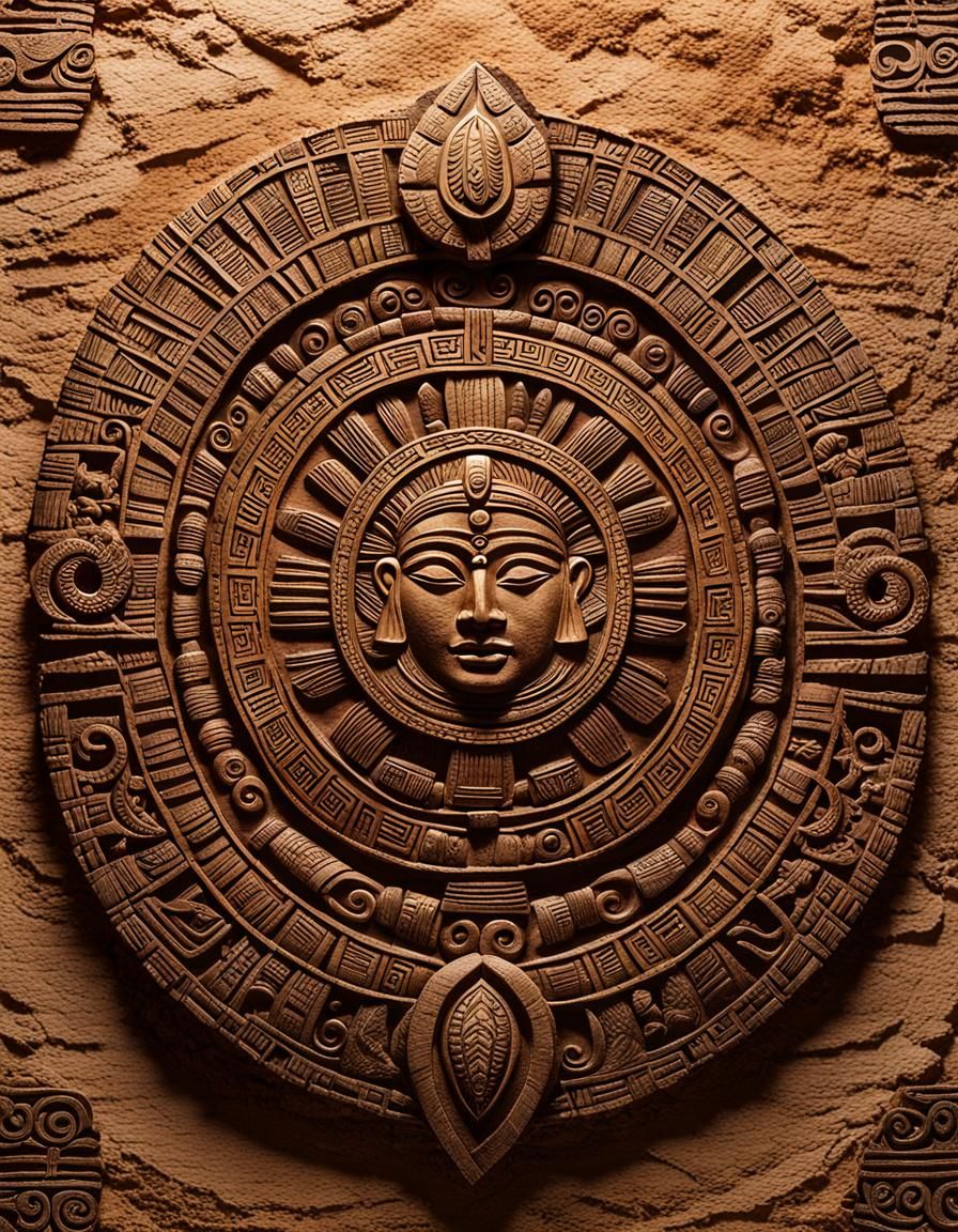 Calligraphy, Mayan hieroglyphic 