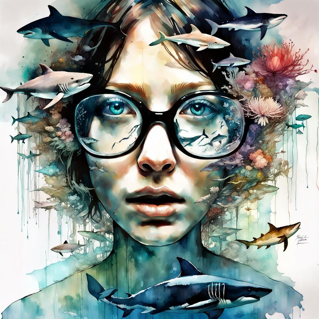 HUW ! (Head under water)  by @Chester Clarke