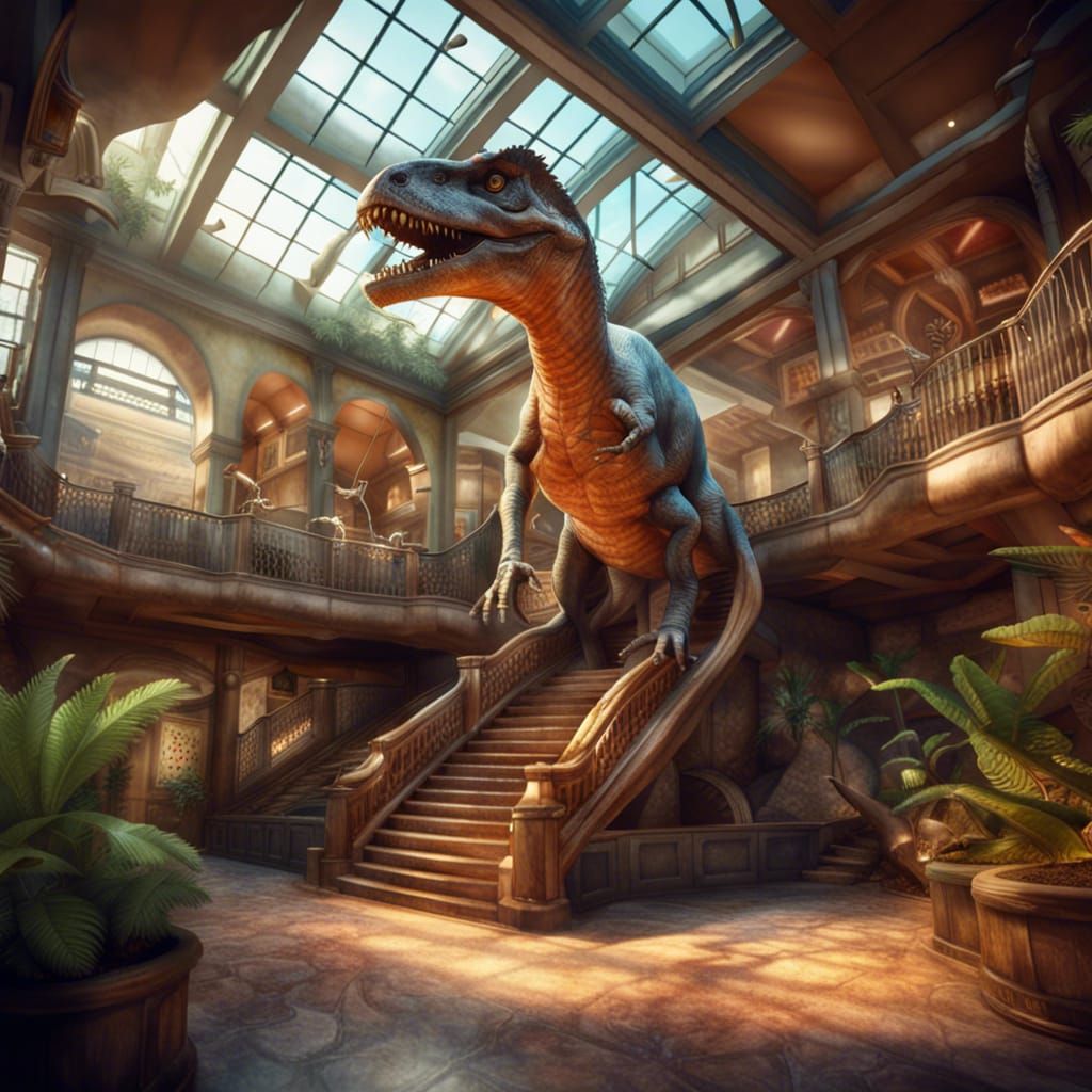 Dinosaur Museum  by @Ashes