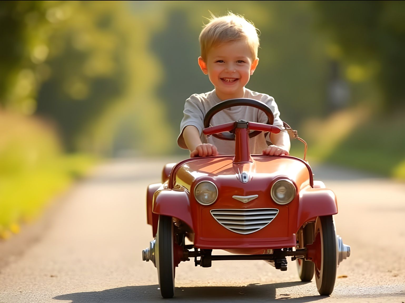 Vintage Murray 'Woodie' Pedal Car  by @Gary Murakami