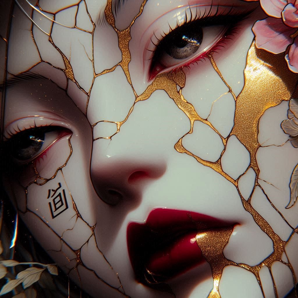 Kintsugi portrait
