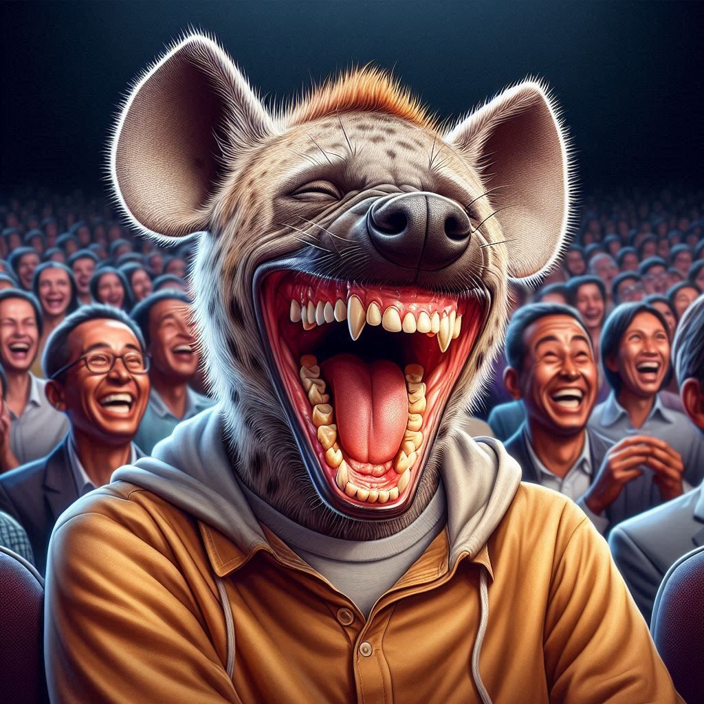 Laughing like a Hyena