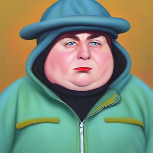 Eric Cartman in the style of Family Guy