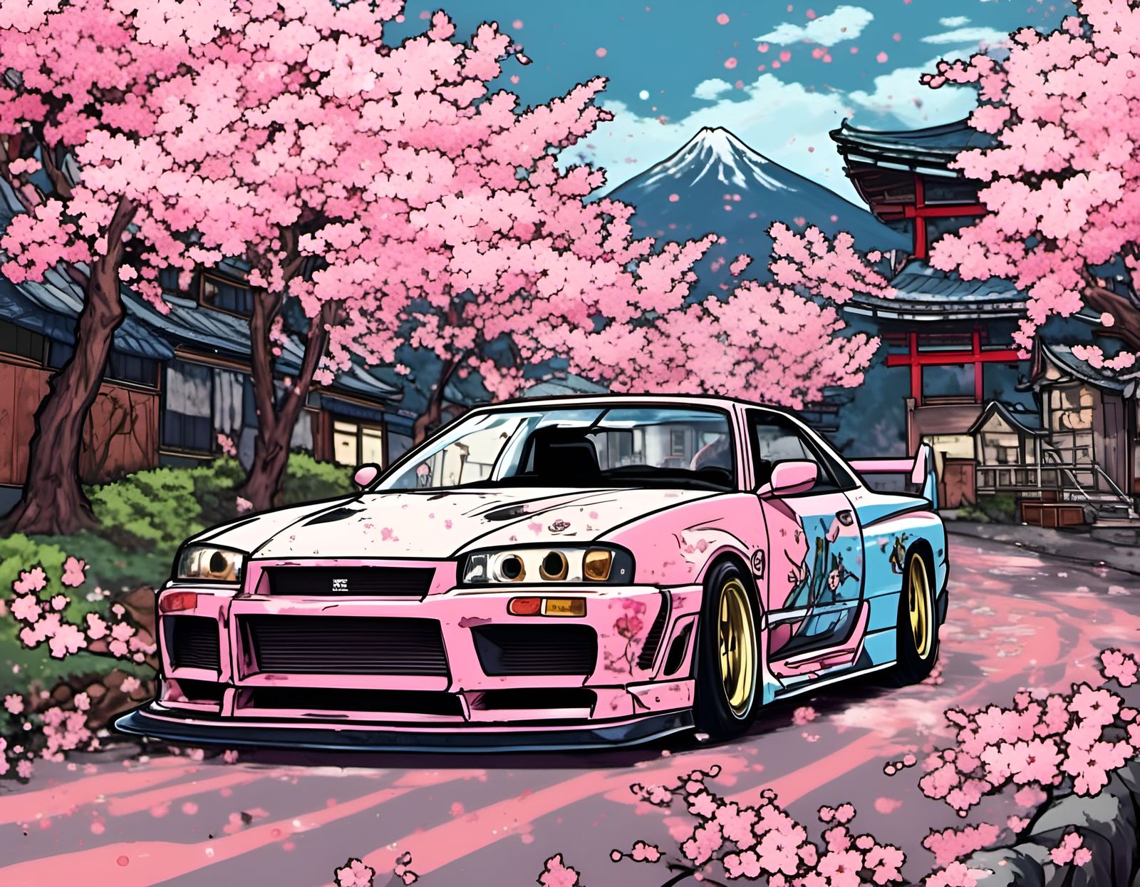 Nissan Skyline - AI Generated Artwork - NightCafe Creator