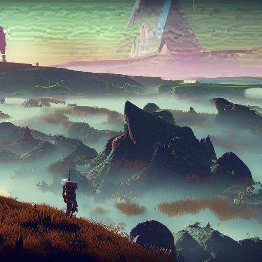 stunning environment, massive scale, raytracing, lumen refle...