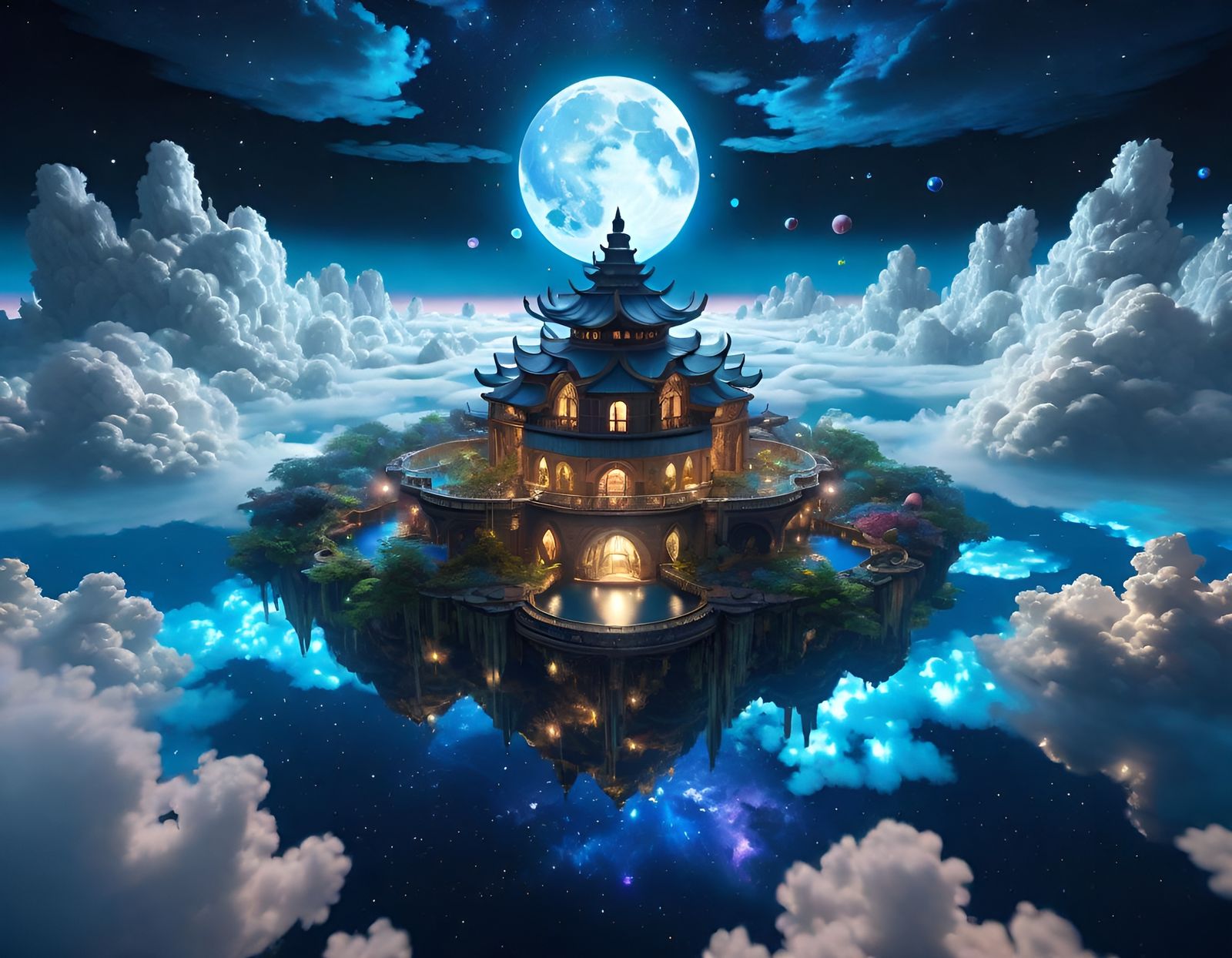 Floating Oasis  by @Dea
