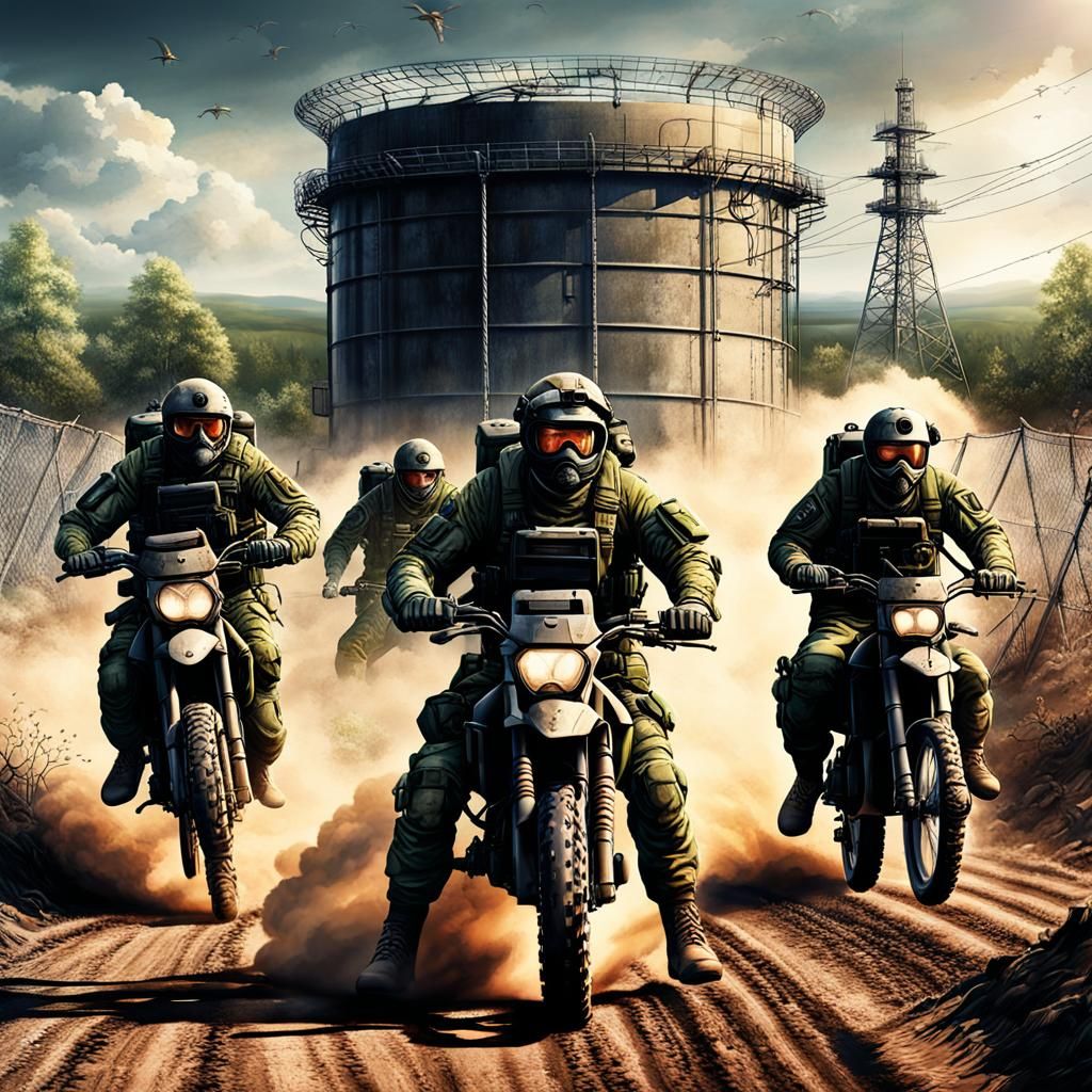 A five man international special forces team arrive on trail...