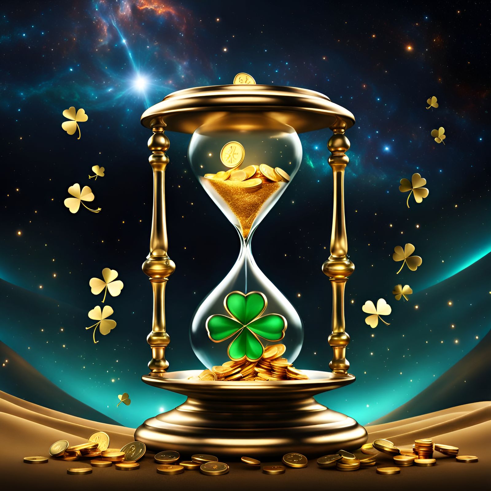 Fate's Lucky Hourglass  by @Nita