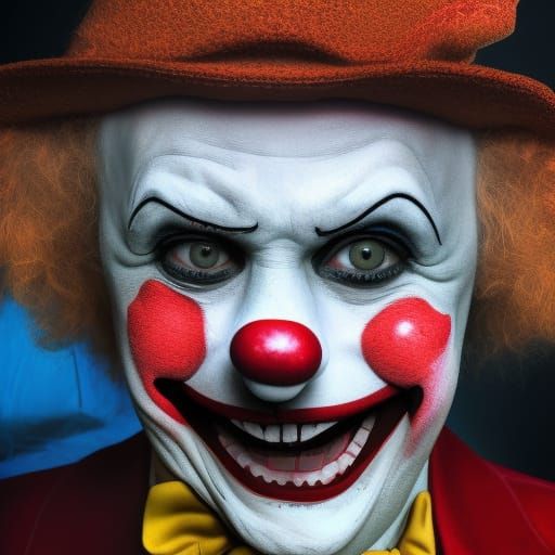 Sad clown paradox - AI Generated Artwork - NightCafe Creator