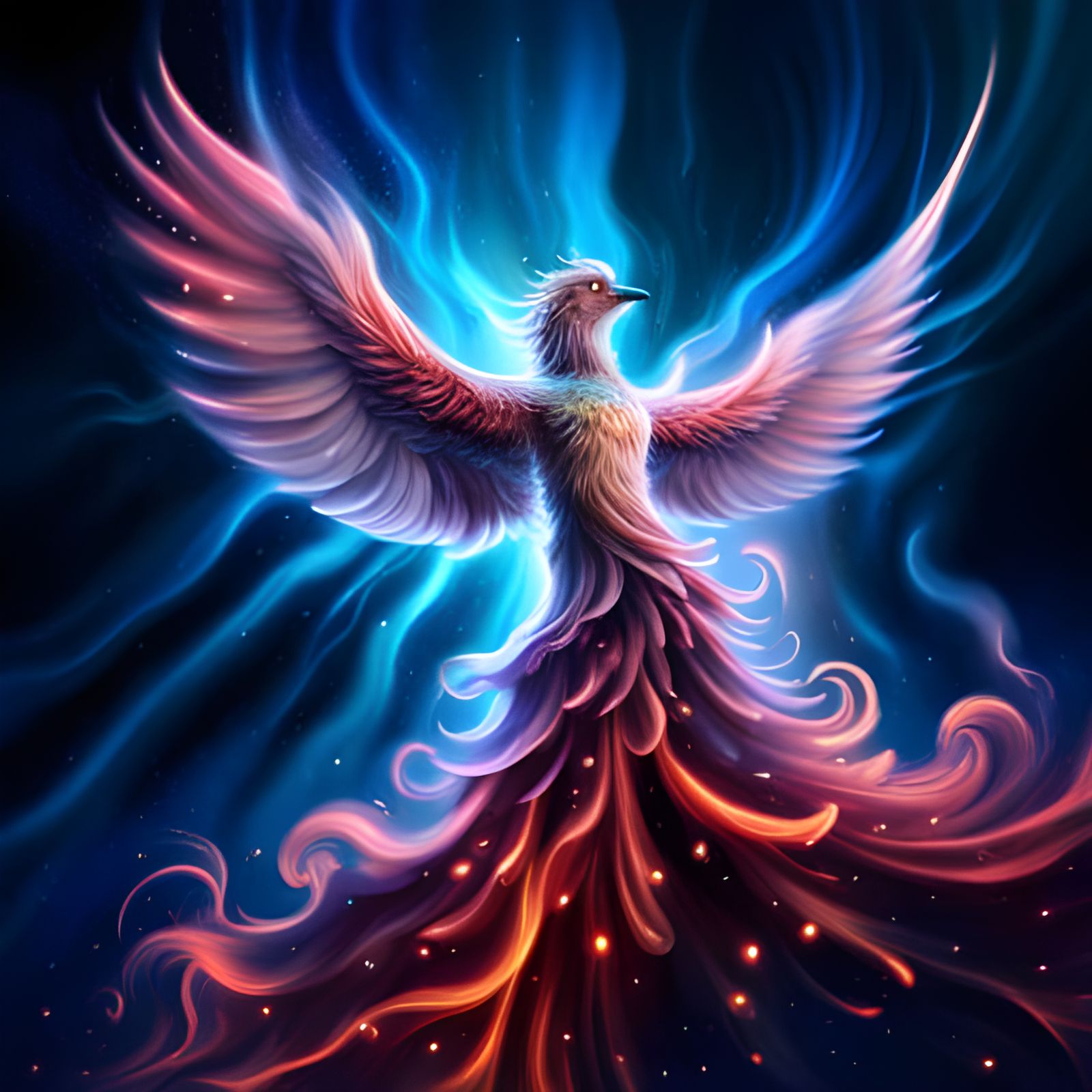 Phoenix Rising  by @Blaatand