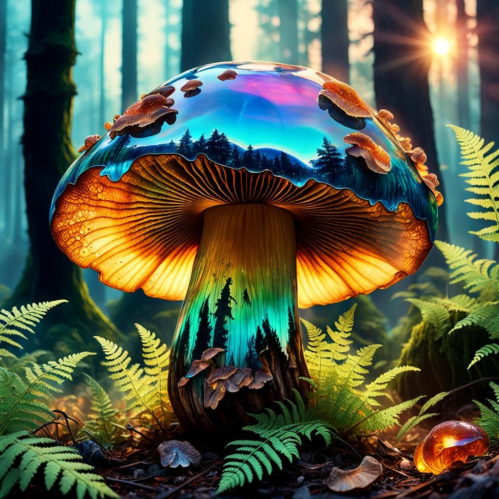 Hematite King Bolete Mushroom   by @ THE MUSHROOM LAB