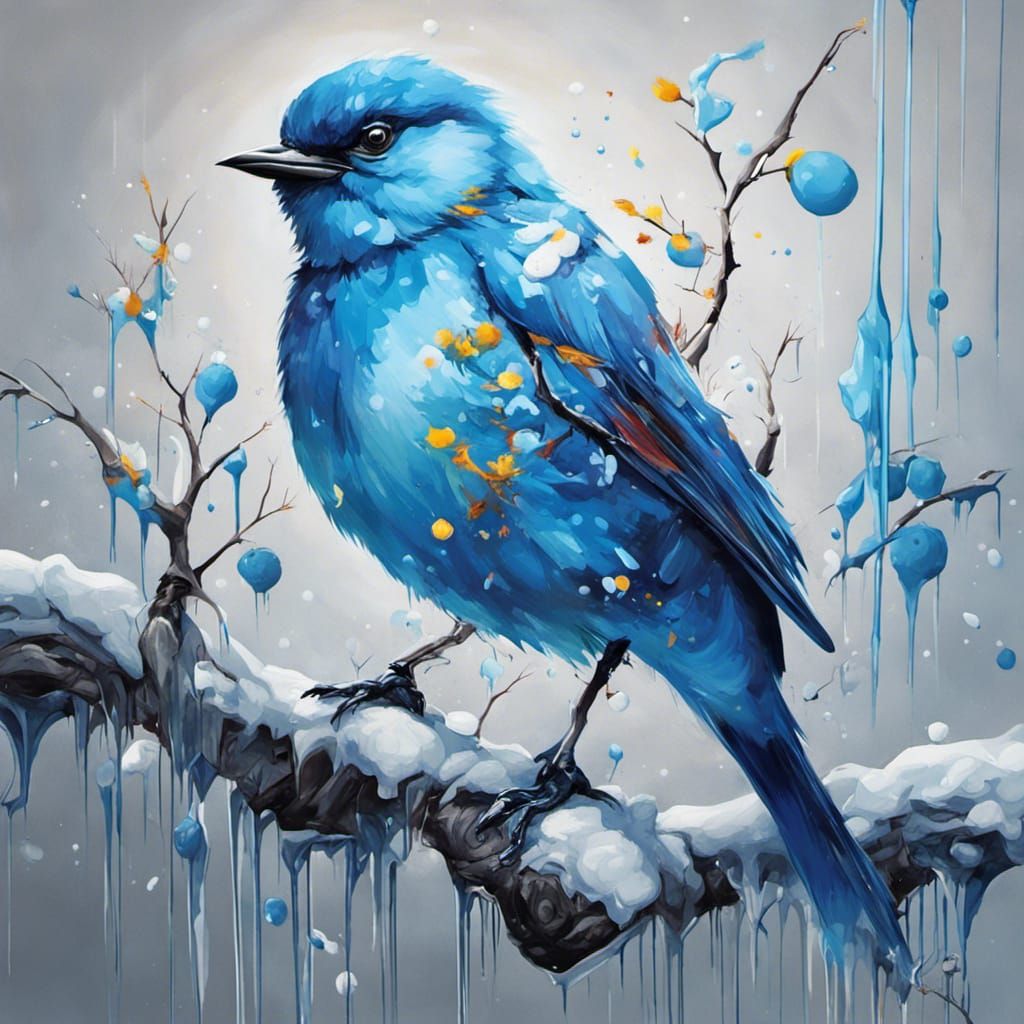 Ice bird  by @Kelder