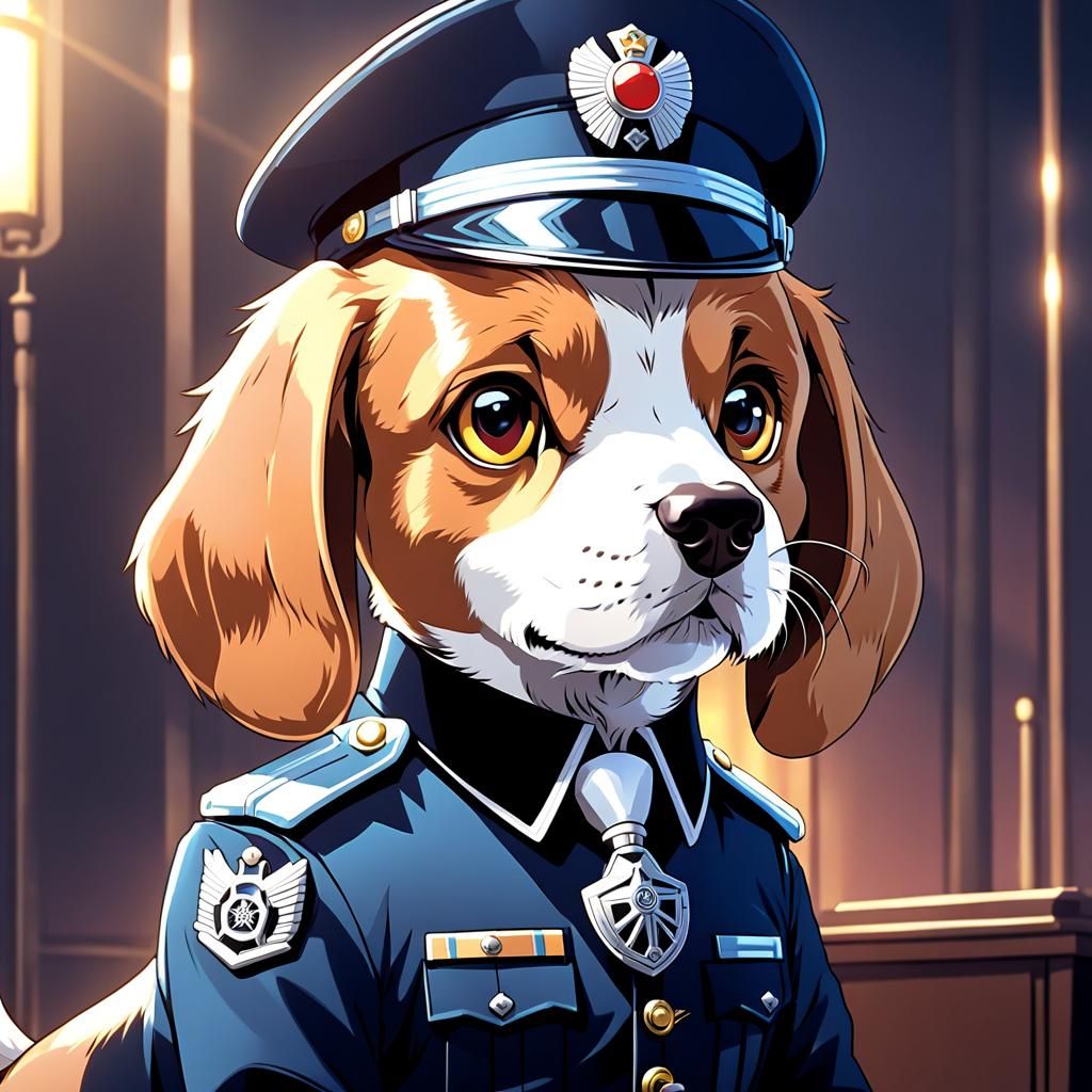 Beagle Officer🐶👮‍♂️
