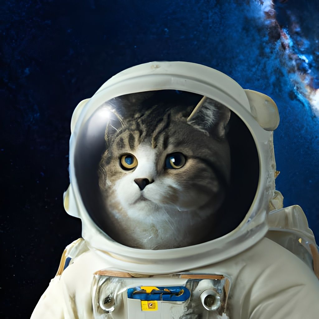 cat in space suit - AI Generated Artwork - NightCafe Creator