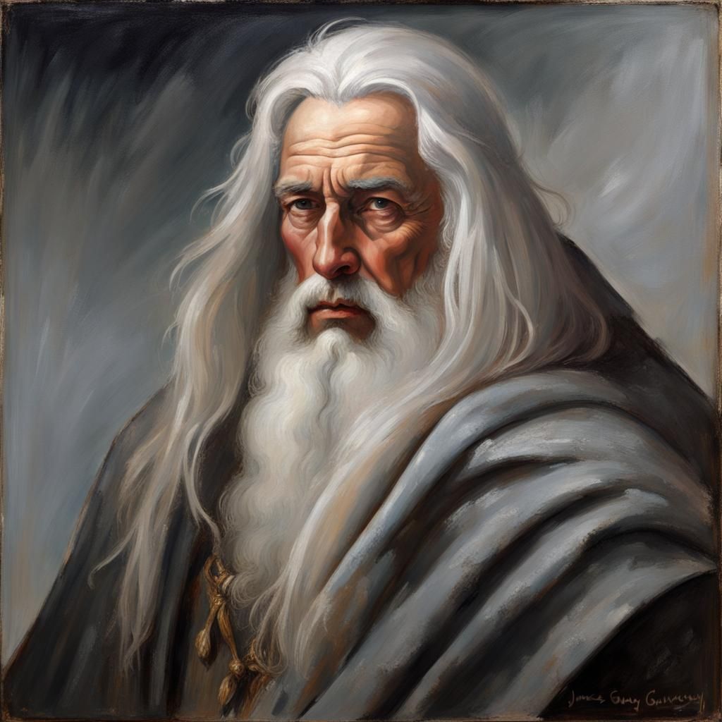 Book Gandalf Attempt 10 - AI Generated Artwork - NightCafe Creator