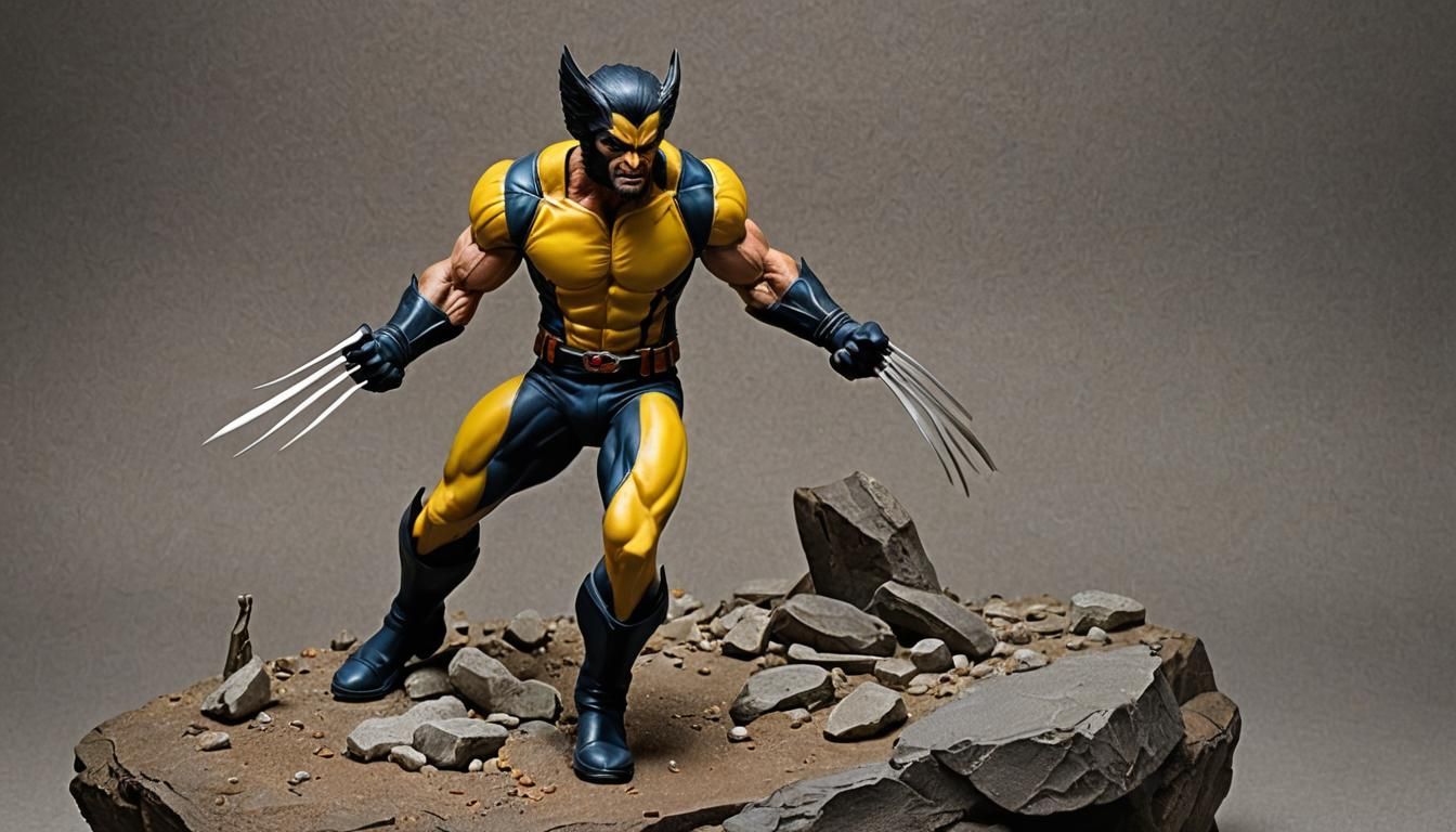 Wolverine -Action-Figure.   by @Phoebe