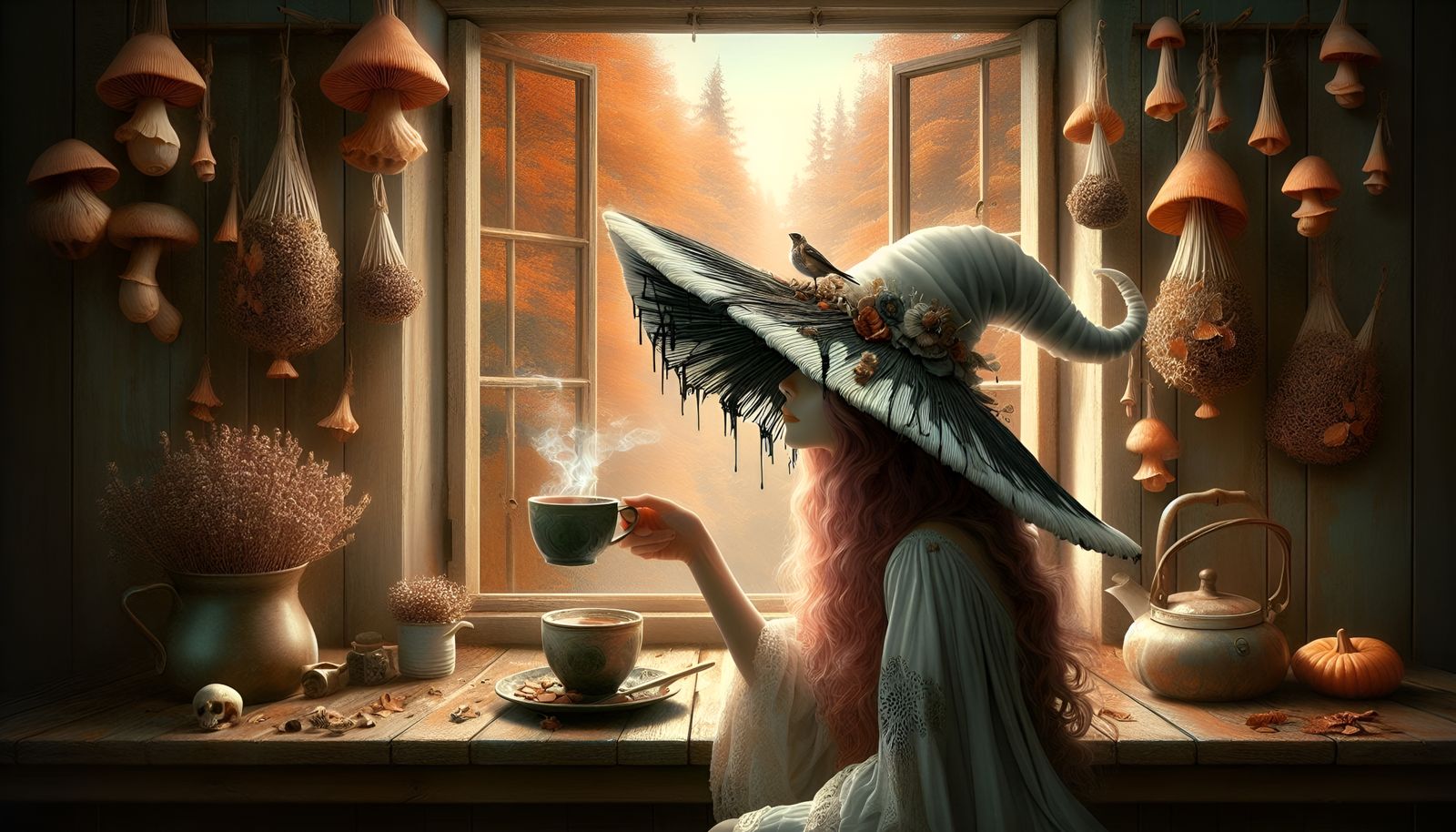 A Cozy Cup of Mushroom Magic