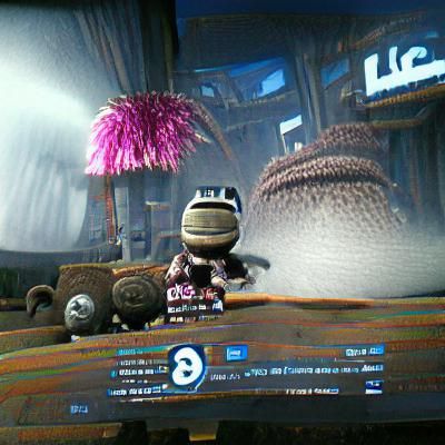 RPCS3 on Steam Deck playing LittleBigPlanet